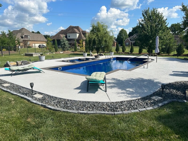 Pool before renovation